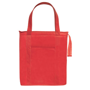 Non-Woven Insulated Shopper Tote Bag - HT_3037 - Red