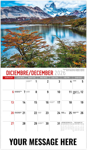 Beauty of Latin America (Bilingual) - 2026 Promotional Calendar