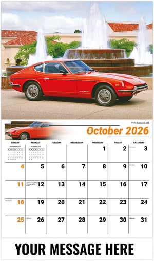 Classic Cars - 2026 Promotional Calendar