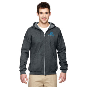 Gildan Heavy Blend™ 13.3 oz. Full-Zip Hood - Color - G186 - Dark Chocolate