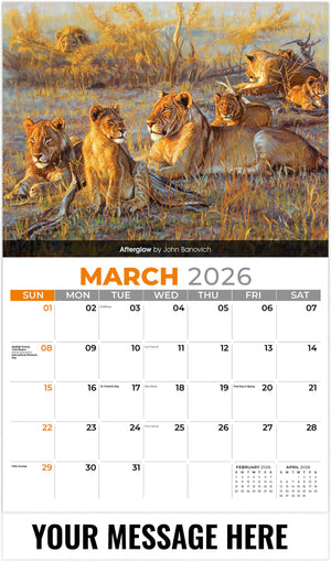 Wildlife Portraits - 2026 Promotional Calendar