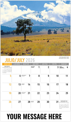 Scenes of Mexico (Bilingual) - 2026 Promotional Calendar