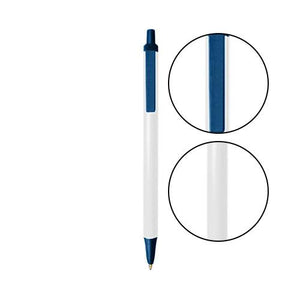 Clear BIC® Clic Stic® Pen - Clear With Cobalt