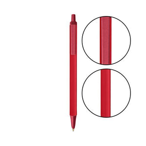 Red BIC® Clic Stic® Pen - Red With Metallic Red