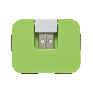 4-Port USB Hub - Lime