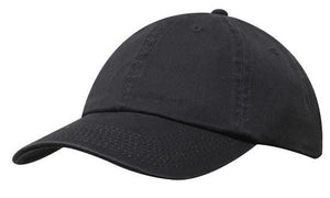 Washed Chino Twill Cap - Charcoal