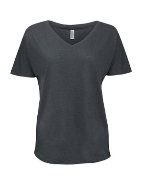 Threadfast Ladies' Triblend Fleck Short-Sleeve V-Neck T-Shirt