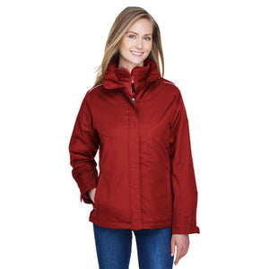 Core365 Region 3-IN-1 Jacket women AC78205 (Red)