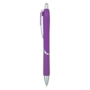 Dotted Grip Sleek Write Pen - Purple