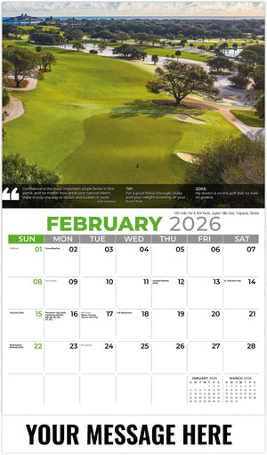 Golf Tips - 2026 Promotional Calendar