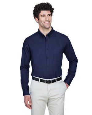 Core365 Men's Tall Operate Long-Sleeve Twill Shirt