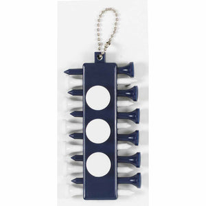 Golf Tee Caddy - CM2178 - White with Blue