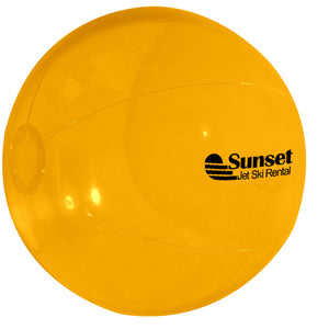 16" Beach Ball - HT_750 - Translucent Yellow