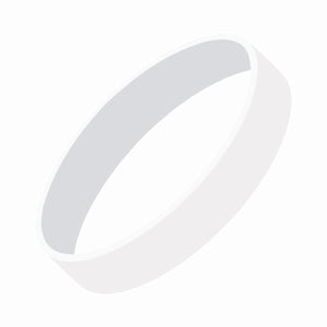 Silicone Wrist Bands - Printed - CM2050_PRINT - White