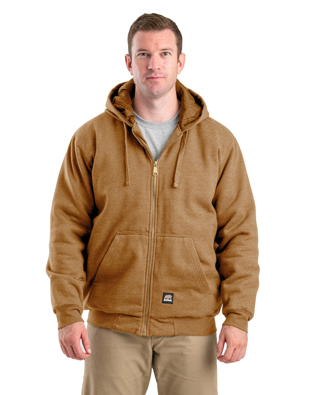 Berne Men's Glacier Full-Zip Hooded Jacket