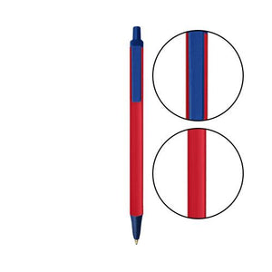 Red BIC® Clic Stic® Pen - Red With Navy