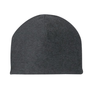 Double Layer Fleece Beanie - Charcoal