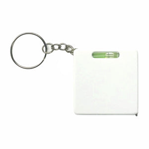 Tape Measure Level Key Tag - CM2106 - White