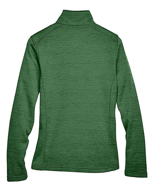 Devon & Jones Ladies' Newbury Mélange Fleece Quarter-Zip