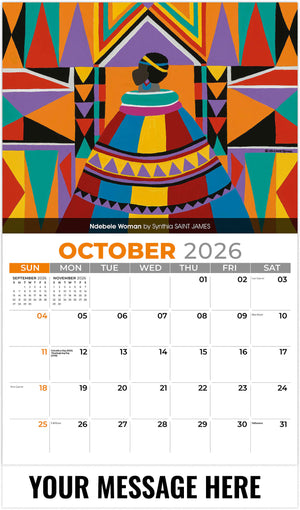 Celebration of African American Art - 2026 Promotional Calendar