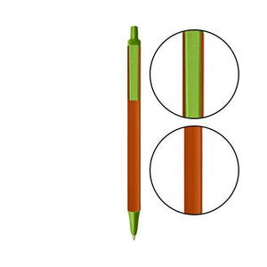 Metallic Orange BIC® Clic Stic® Pen - Metallic Orange With Metallic Green