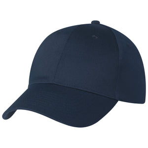 6 Panel Polyester Cap - Navy Blue