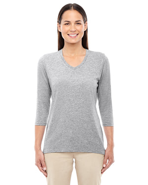 Devon & Jones Ladies' Perfect Fit™ Bracelet-Length V-Neck Top