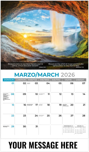 Faith Passages (Bilingual) - 2026 Promotional Calendar