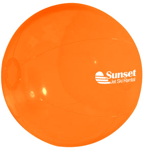 16" Beach Ball - HT_750 - Translucent Orange