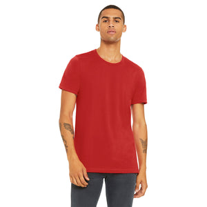 Bella + Canvas Unisex Jersey T-Shirt - Red