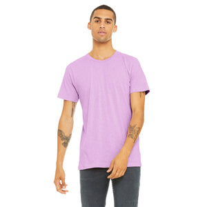 Bella + Canvas Unisex Heather CVC T-Shirt - Hthr Prism Lilac