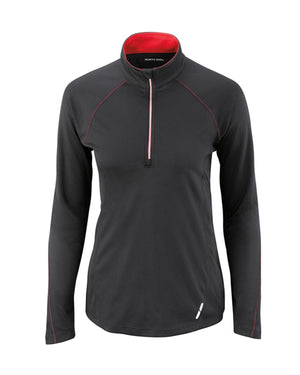 North End Ladies' Radar Quarter-Zip Performance Long-Sleeve Top