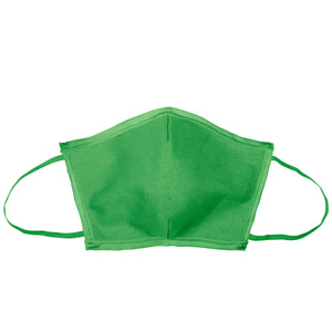 Flat Fold Canvas Face Mask With Elastic Loops - Sweet Pea