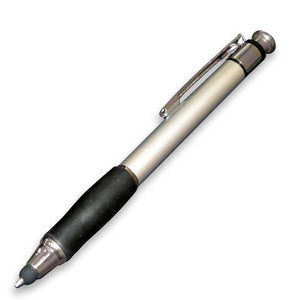 Charger Soft Stylus PDA Promotional Pen - Silver