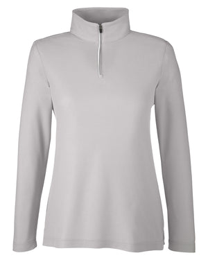 Core365 Ladies' Fusion ChromaSoft™ Pique Quarter-Zip