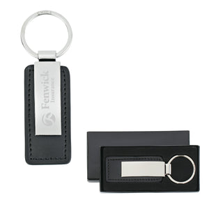 Leatherette Key Tag