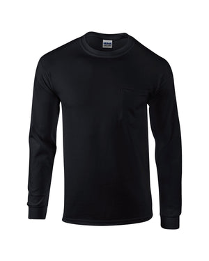 Gildan Adult Ultra Cotton® Long-Sleeve Pocket T-Shirt