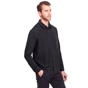 Men's Borough Stretch Performance Shirt - Quarter Turn