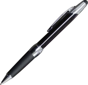 Enclave Metal Twist Action Pen with Soft Stylus - CM1125 - Black