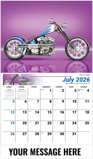 Motorcycle Mania - 2026 Promotional Calendar