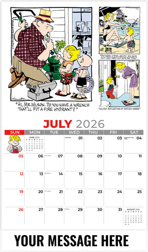 Dennis The Menace - 2026 Promotional Calendar