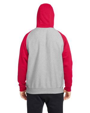 Team 365 Unisex Zone HydroSport™ Heavyweight Colorblock Hooded Sweatshirt