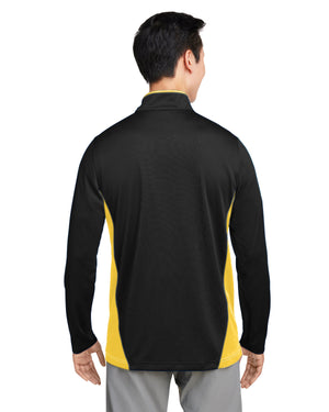 Harriton Men's Flash Snag Protection Plus IL Colorblock Quarter-Zip