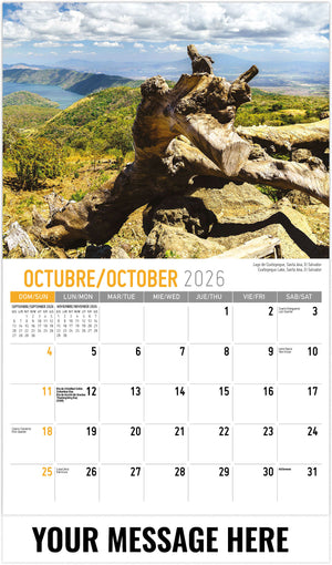 Beauty of Latin America (Bilingual) - 2026 Promotional Calendar