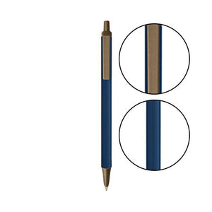 Metallic Dark Blue BIC® Clic Stic® Pen - Metallic Dark Blue With Metallic Sand