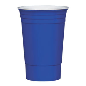 The Cup™ - Metallic Blue With White