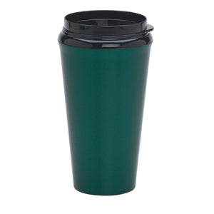 16 Oz. Infinity Tumbler With Plastic Sip Thru Lid - Green