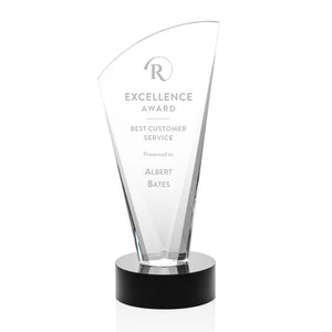 Brampton Award 11" - Clear - Black