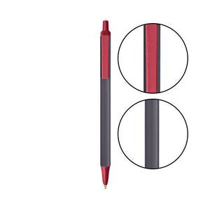 Slate BIC® Clic Stic® Pen - Slate With Metallic Red