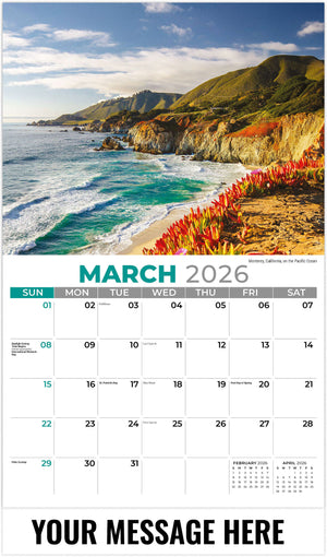 Sun, Sand & Surf - 2026 Promotional Calendar